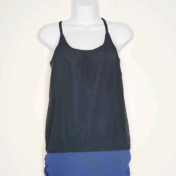 Gaiam Womens Sports blue and black top - Picture 6 of 12